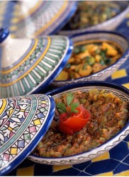 we serve a refined Moroccan cuisine
